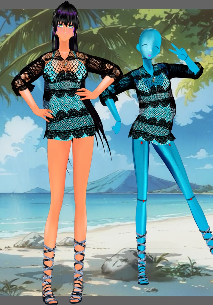 Hearts Vintage Onepiece Swimsuit