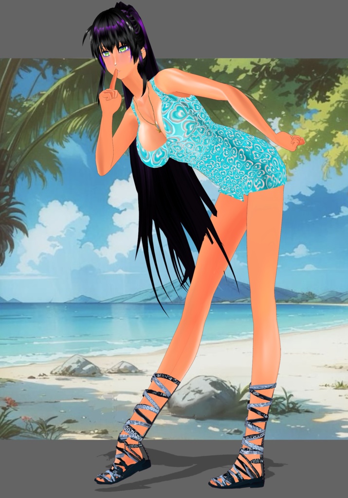 Hearts Vintage Onepiece Swimsuit