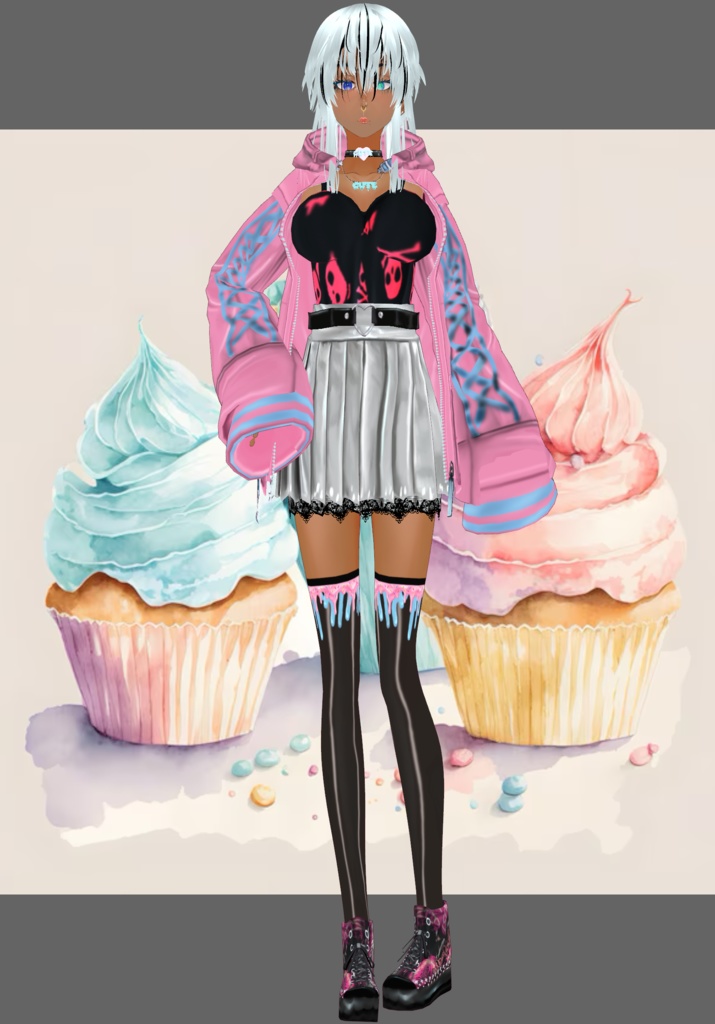 Pretty In Pastel Harajuku Pastel PunkGoth