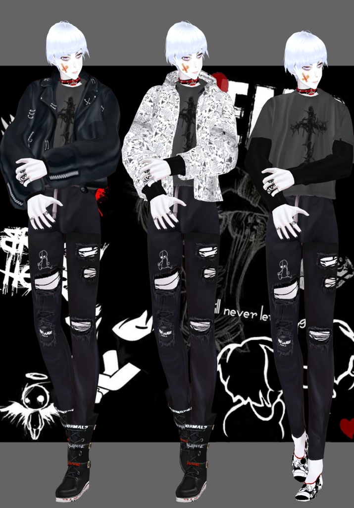 BRW Heartache Emo Vintage 90s Emo