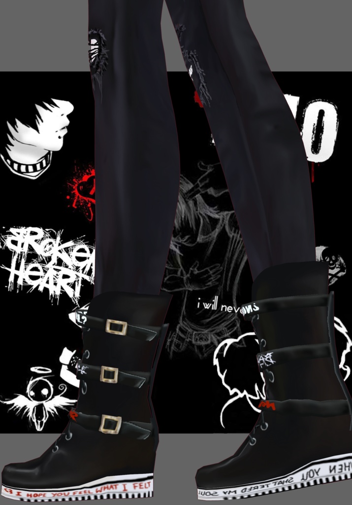 BRW Heartache Emo Vintage 90s Emo