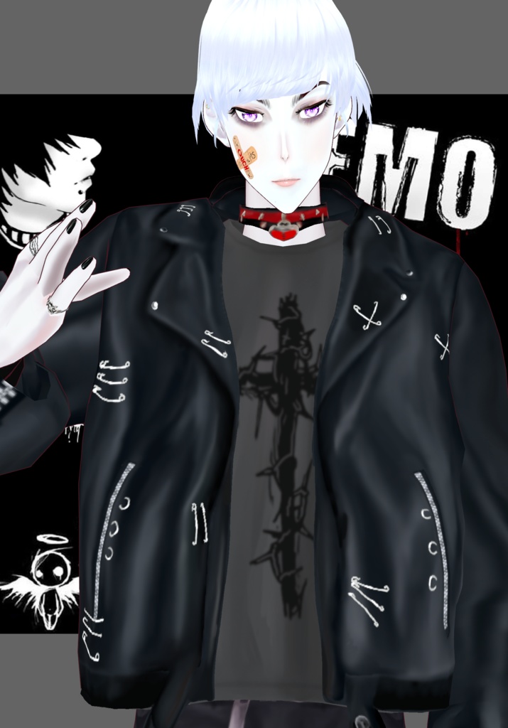 BRW Heartache Emo Vintage 90s Emo