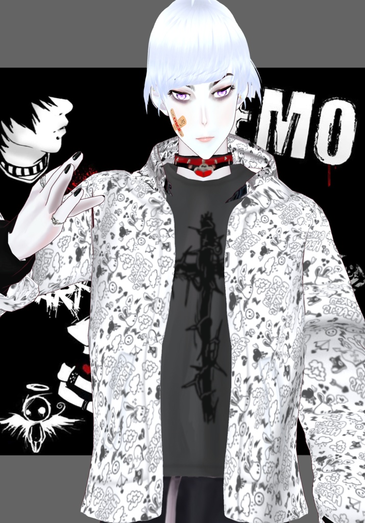 BRW Heartache Emo Vintage 90s Emo