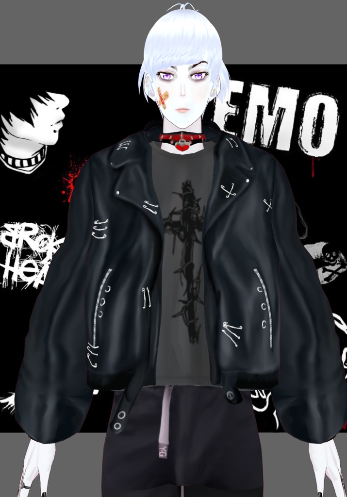 BRW Heartache Emo Vintage 90s Emo