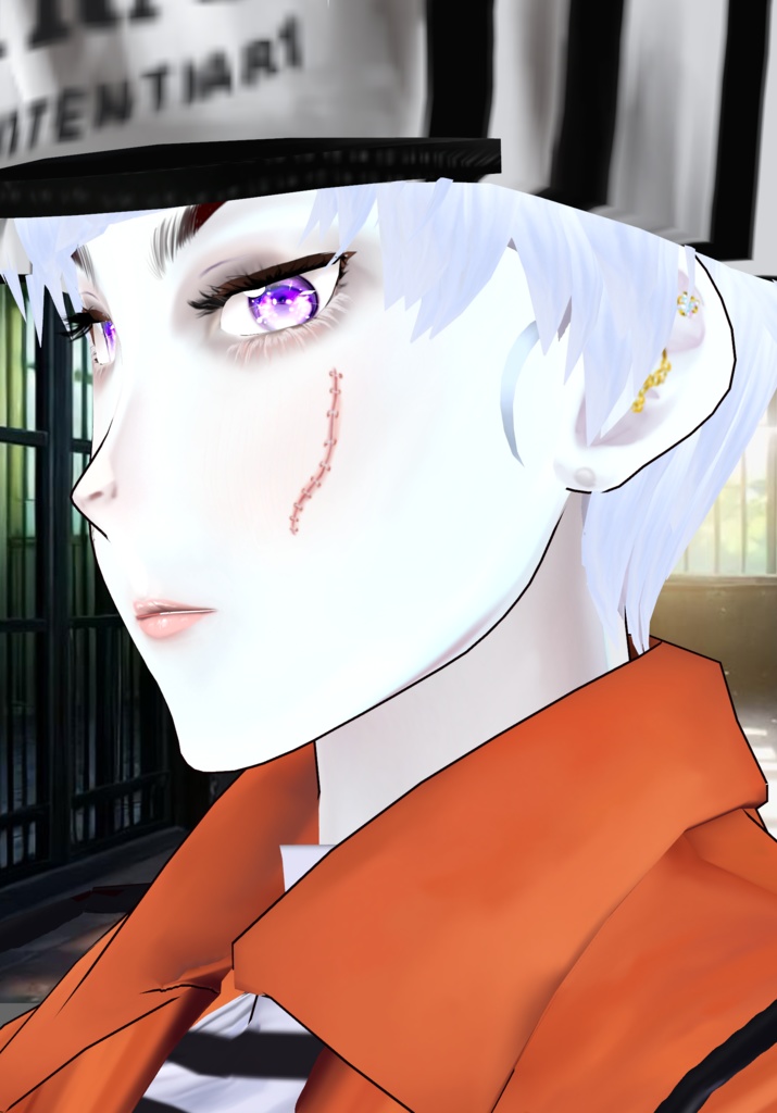 Jailbird Inmate Costume                      Halloween Costume