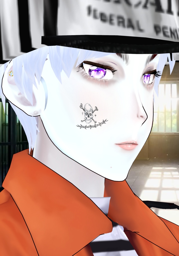 Jailbird Inmate Costume                      Halloween Costume