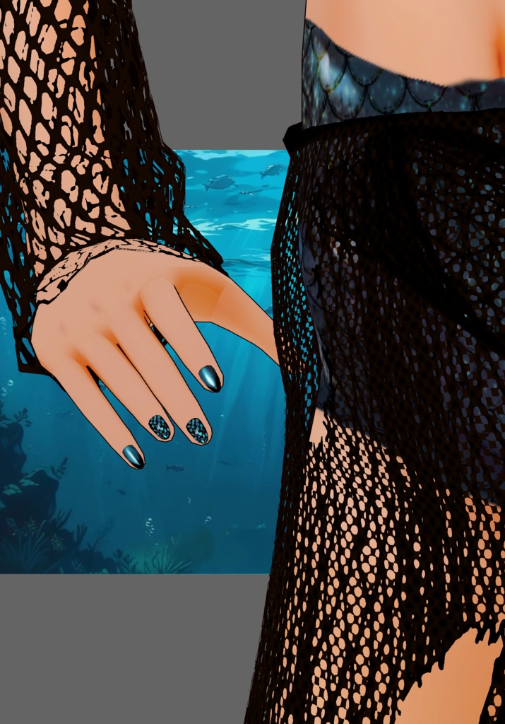 Dark Siren Costume Gothic Halloween