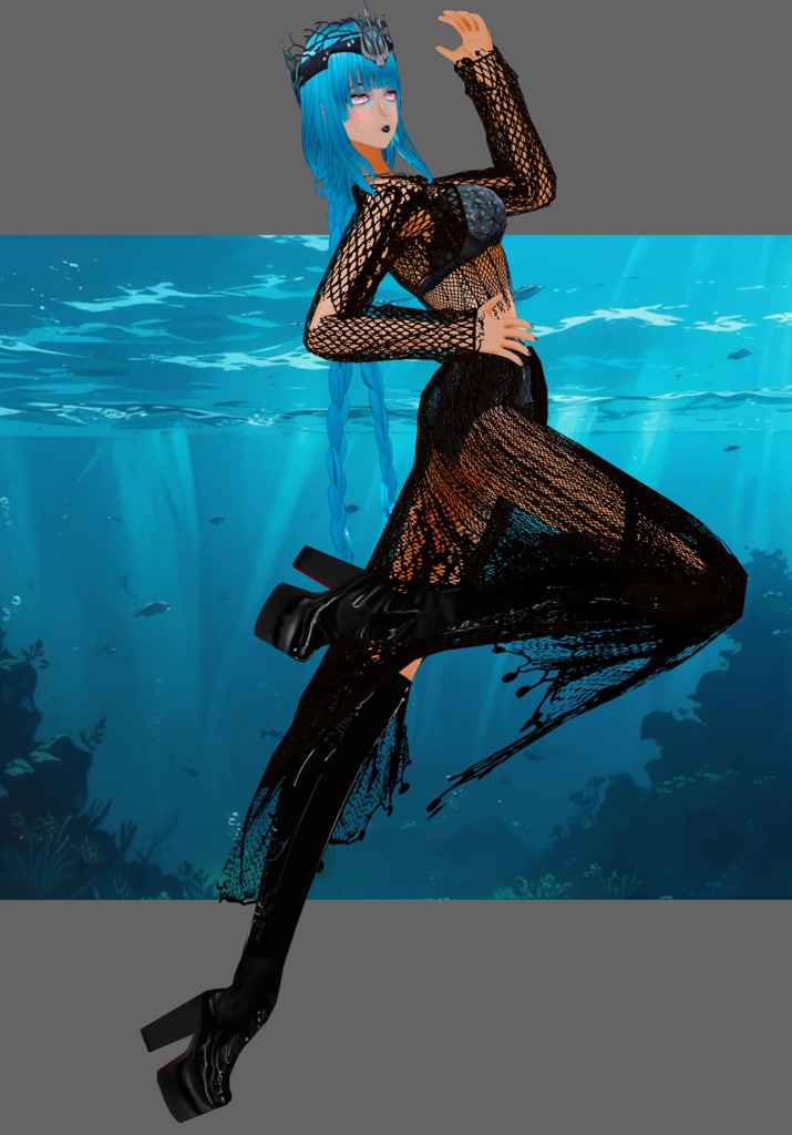 Dark Siren Costume Gothic Halloween