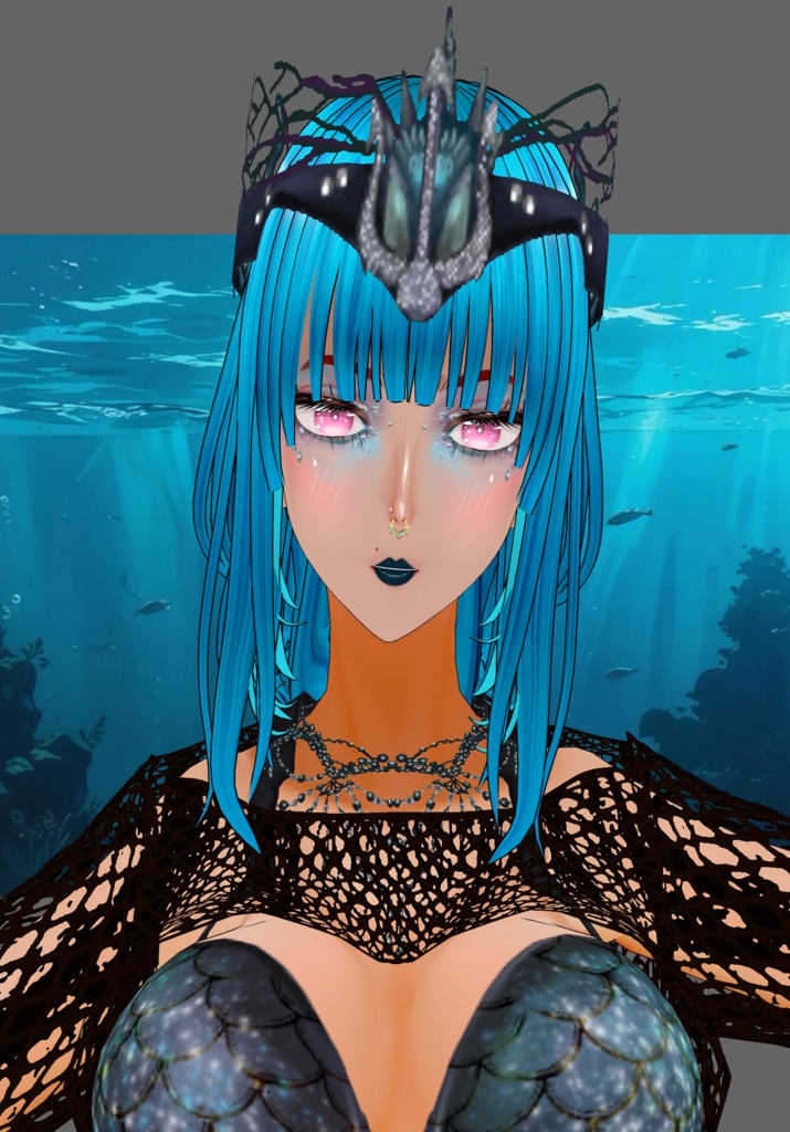 Dark Siren Costume Gothic Halloween