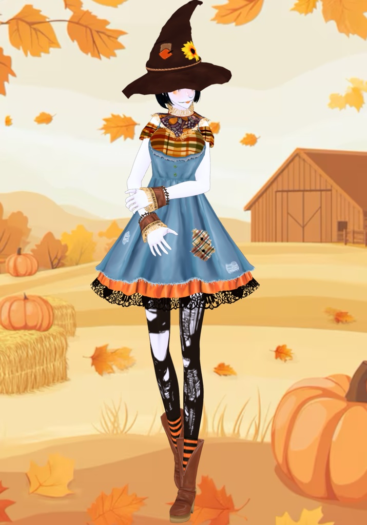 SexyScarecrow. Vintage Autumn, Thanksgiving, Halloween