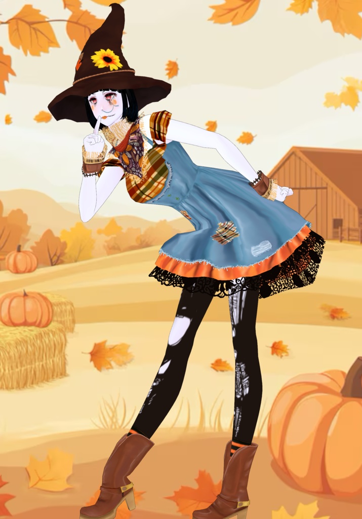 SexyScarecrow. Vintage Autumn, Thanksgiving, Halloween