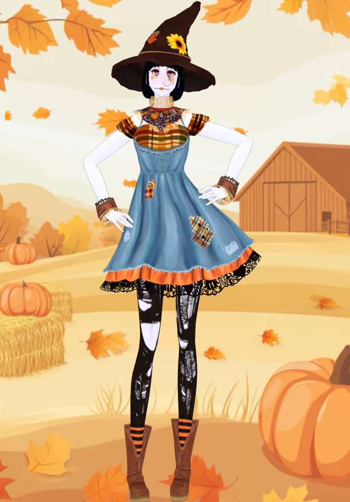 SexyScarecrow. Vintage Autumn, Thanksgiving, Halloween