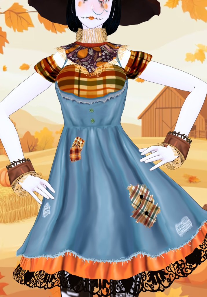 SexyScarecrow. Vintage Autumn, Thanksgiving, Halloween