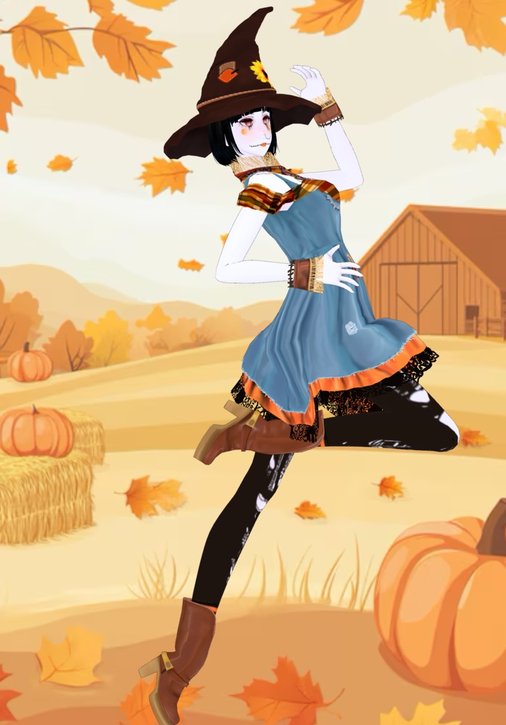 SexyScarecrow. Vintage Autumn, Thanksgiving, Halloween