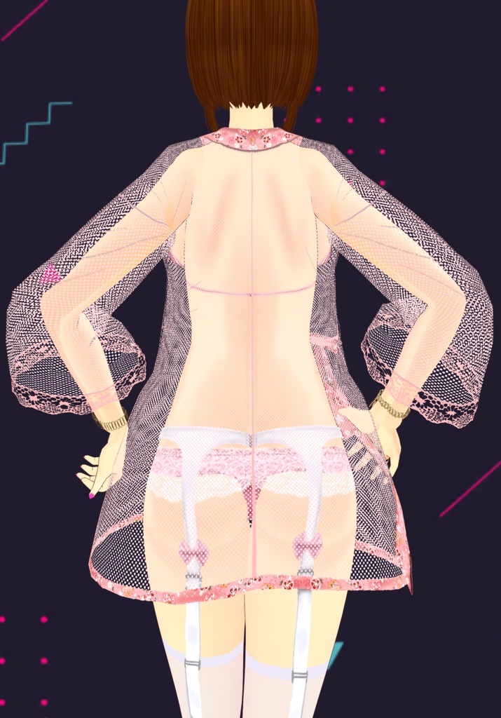 PrettyNPinkMesh&Lace