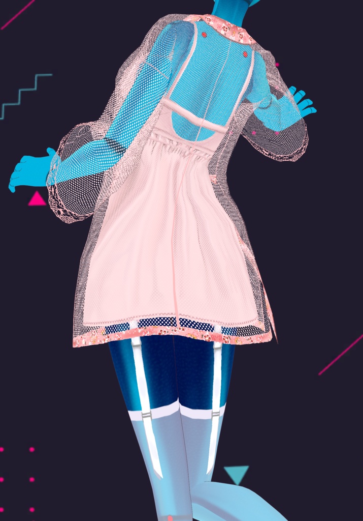 PrettyNPinkMesh&Lace