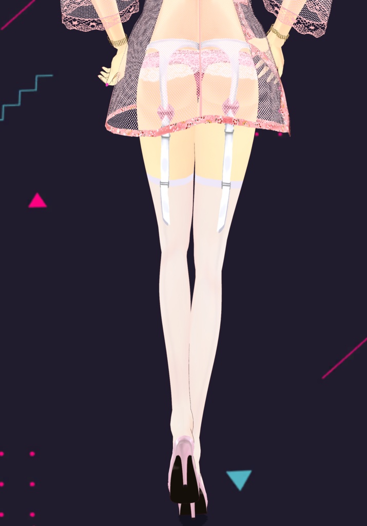 PrettyNPinkMesh&Lace