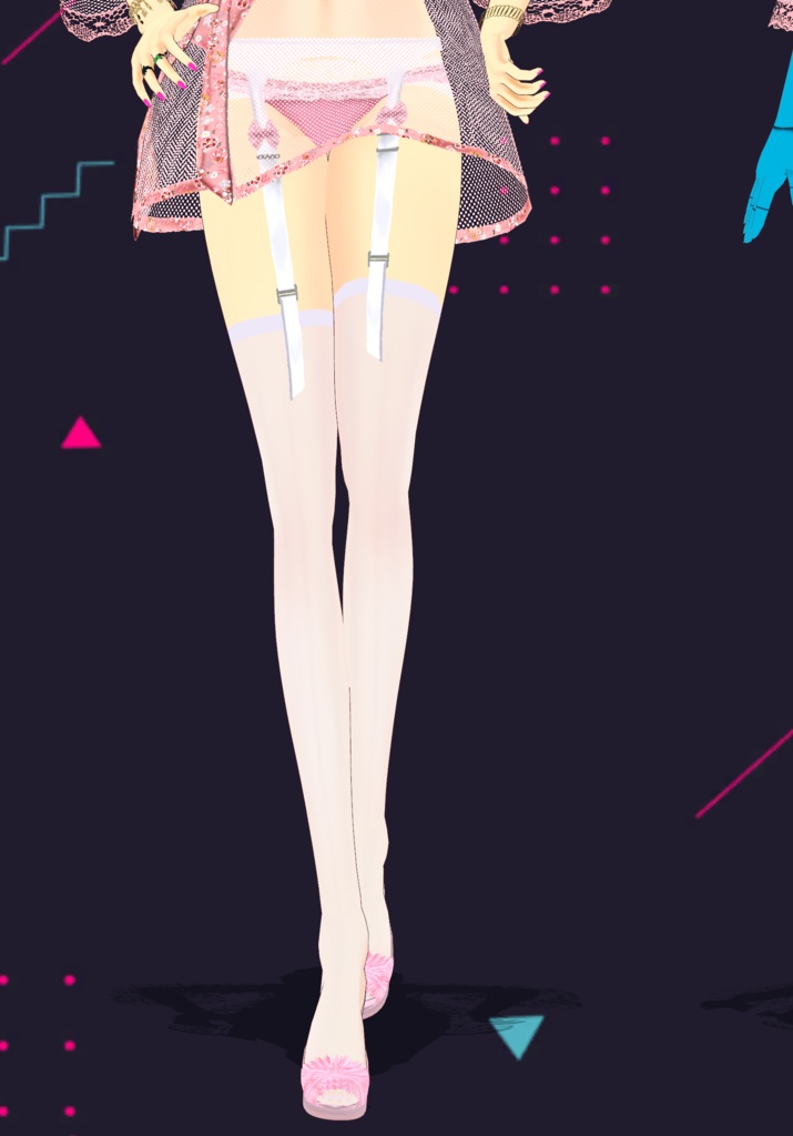 PrettyNPinkMesh&Lace