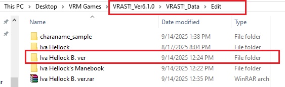 「VRAST!-🎁無料/FREE」Iva Hellock B.ver 専用音声 / Iva Hellock B.ver Voice Pack