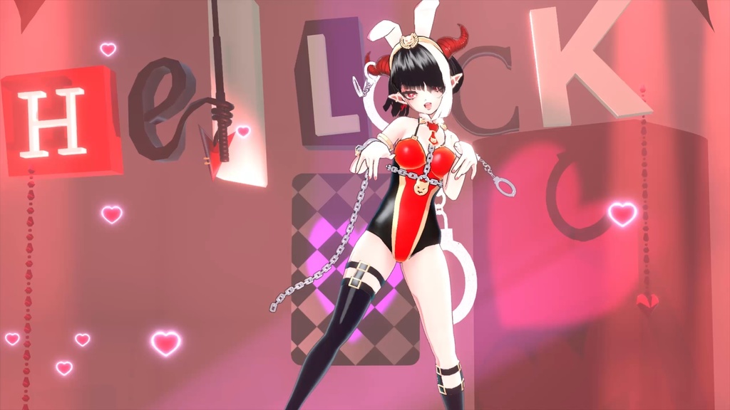 「🎁無料/FREE」VRM 3Dモデル : Iva Hellock B. ver