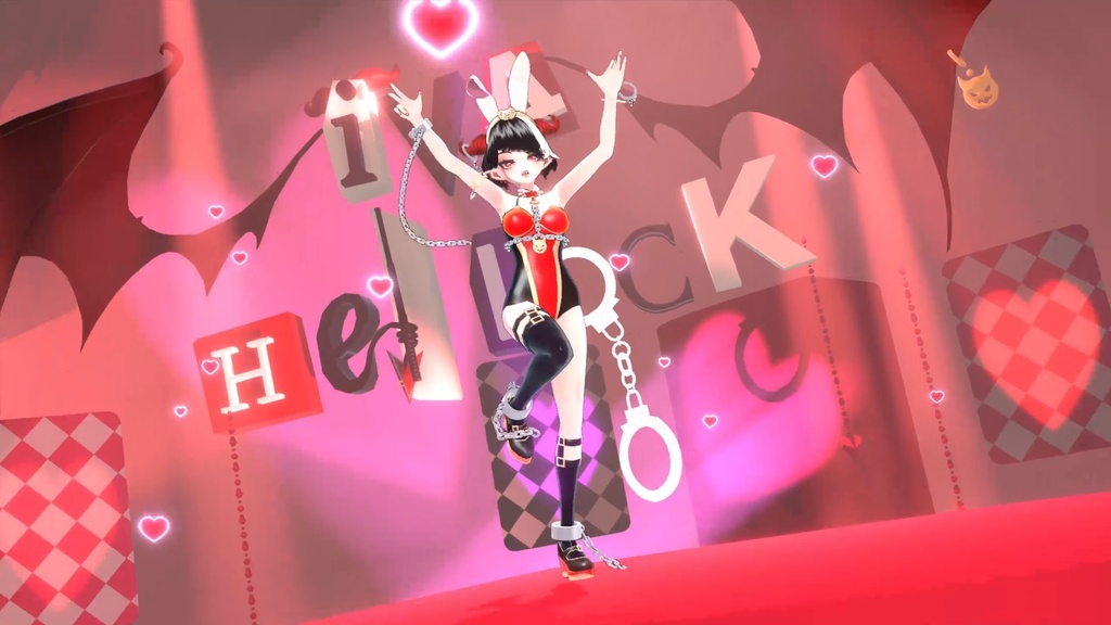 「🎁無料/FREE」VRM 3Dモデル : Iva Hellock B. ver