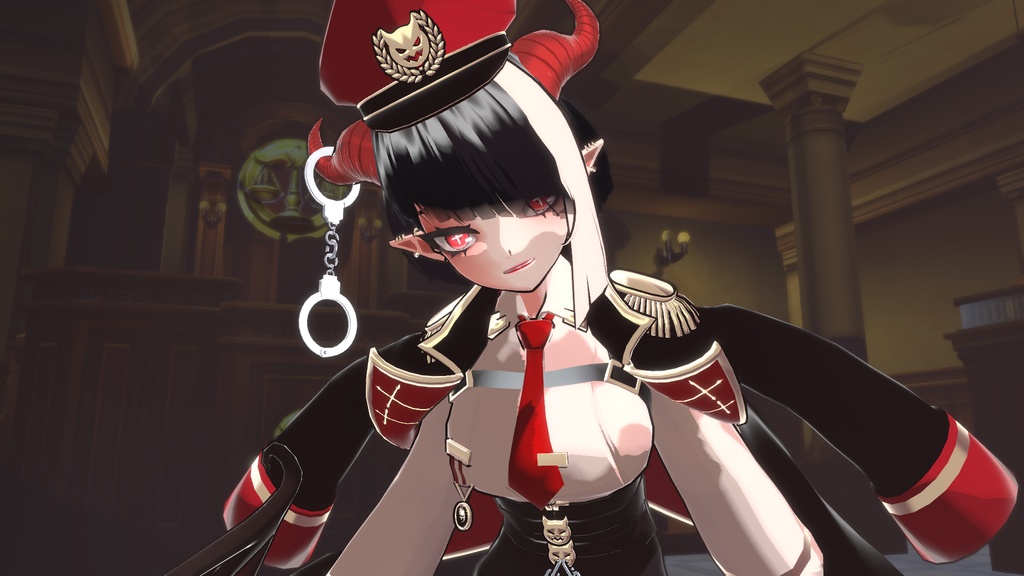 「🎁無料/FREE」VRM 3Dモデル : Iva Hellock