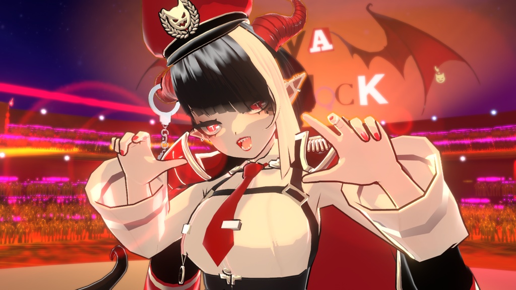 「🎁無料/FREE」VRM 3Dモデル : Iva Hellock