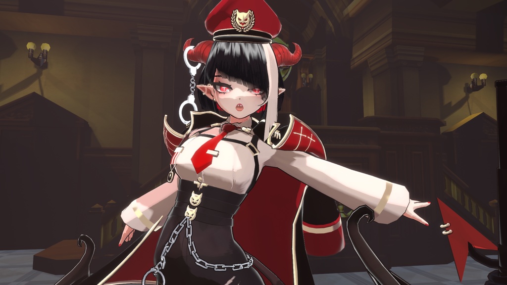 「🎁無料/FREE」VRM 3Dモデル : Iva Hellock