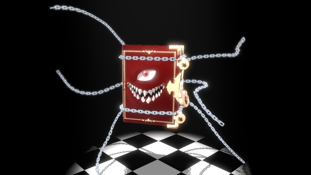 「🎁無料/FREE」VRM 3Dモデル : Iva Hellock's Manebook