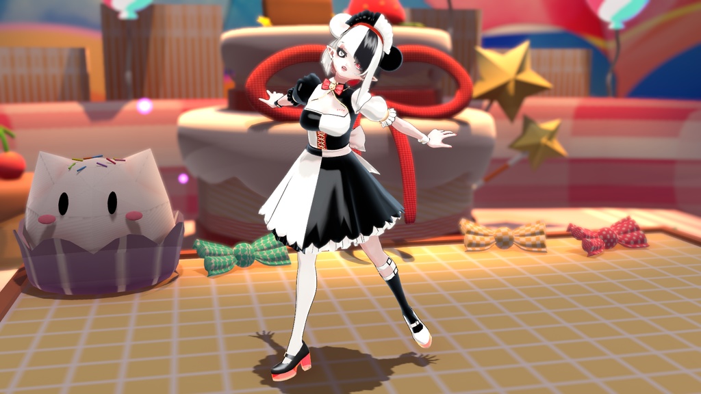 「🎁無料/FREE」VRM 3Dモデル : MonoIva Hellock