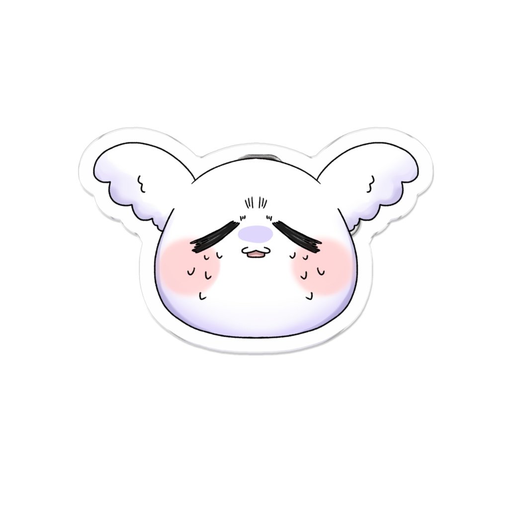 ももたんズ泣き顔アクリルバッチ