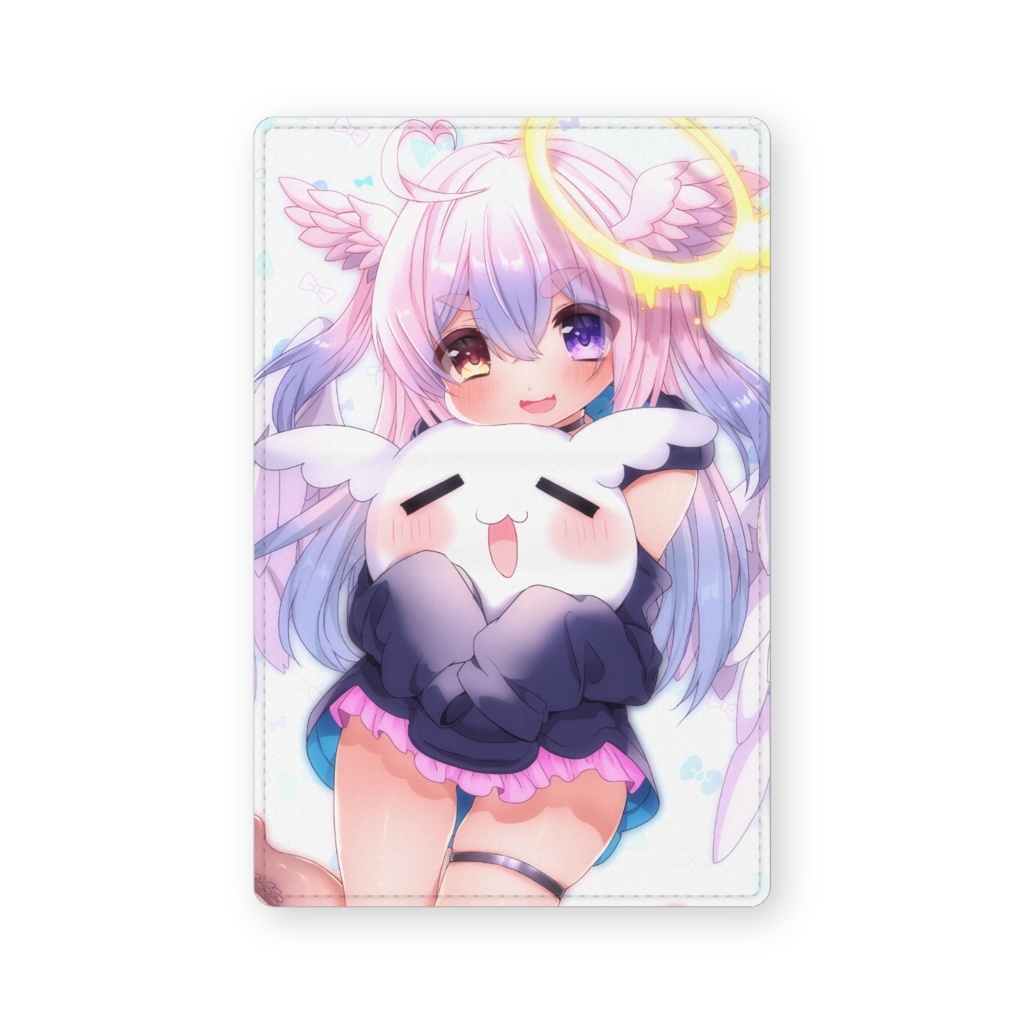 ももたんズと一緒💕かわいいレザー製名刺入れ