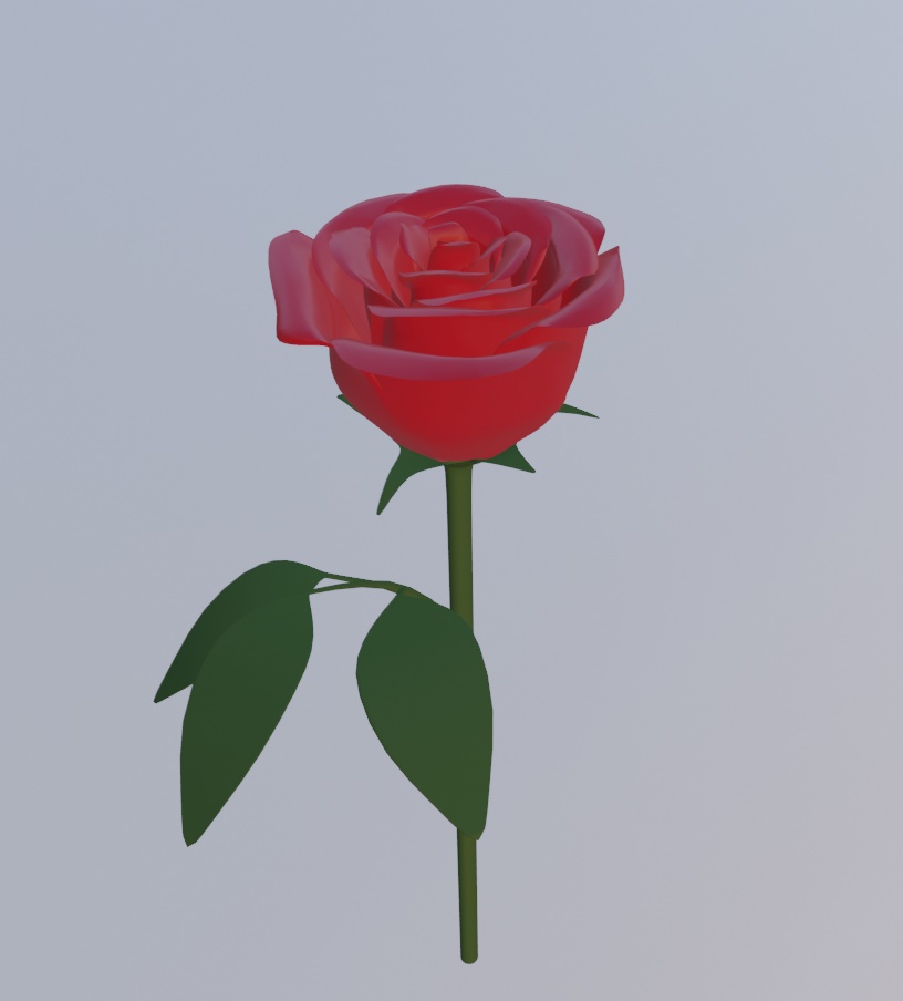 【3Dモデル】薔薇