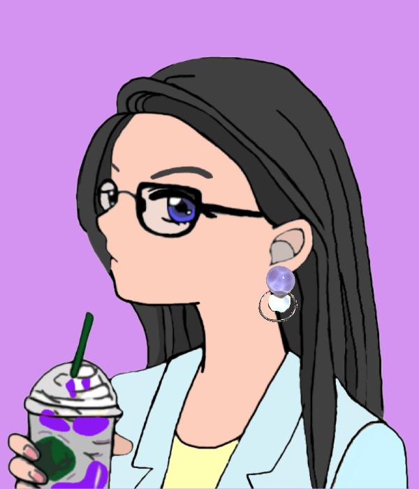 No.033 水面と花びらイヤリング②淡桃色×オフホワイト色