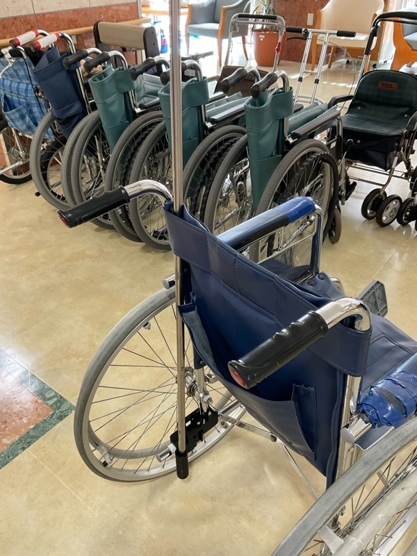 車椅子用点滴棒アタッチメント