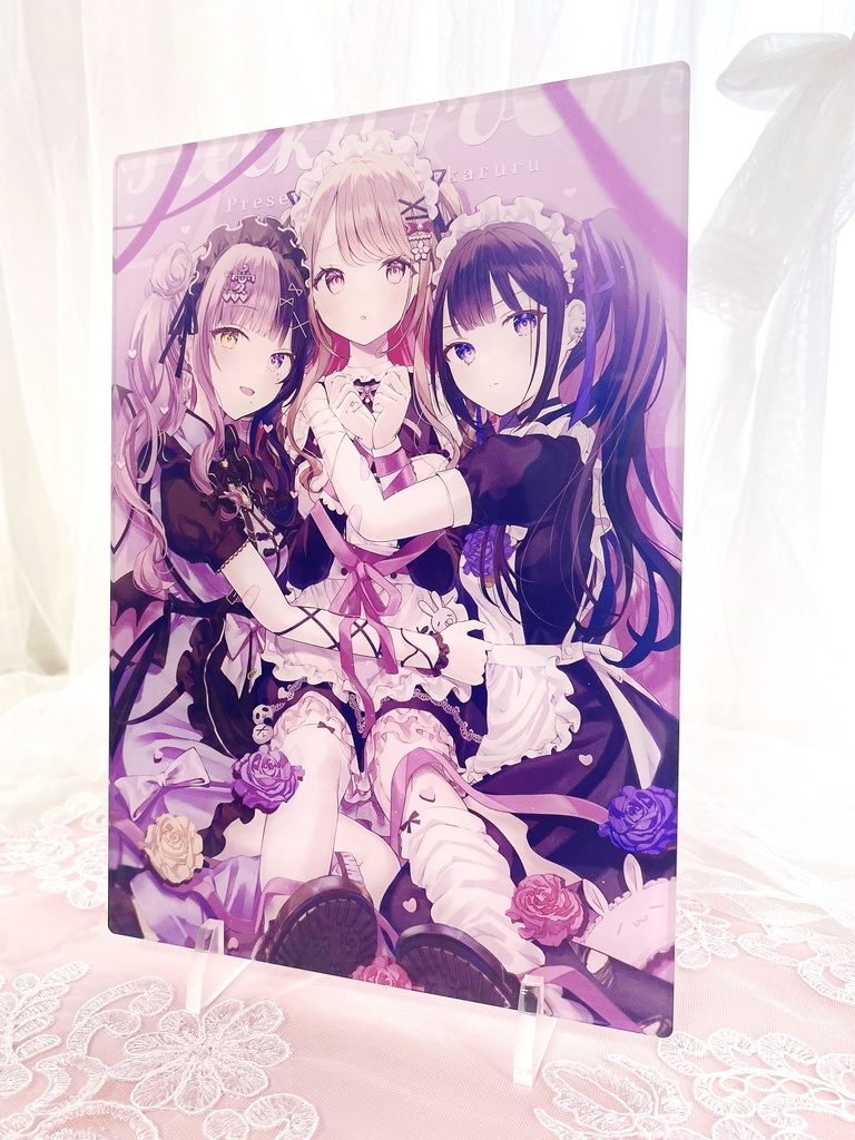 【7/28まで受注生産】うちの子メイドB5アクリルボード【CC福岡60】