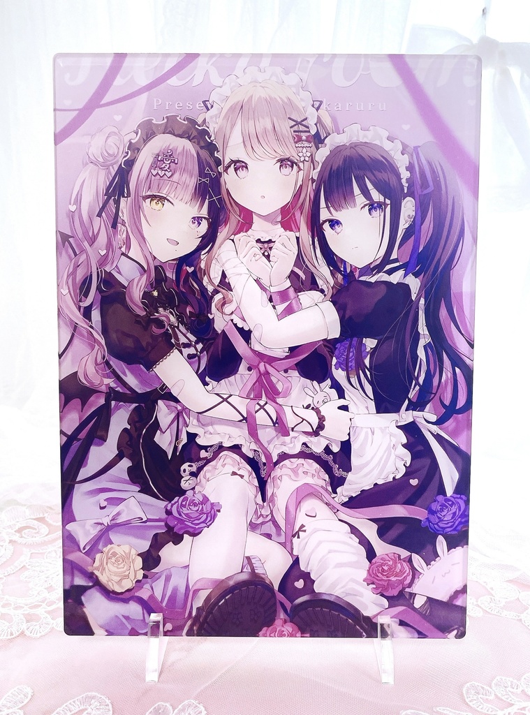 【7/28まで受注生産】うちの子メイドB5アクリルボード【CC福岡60】