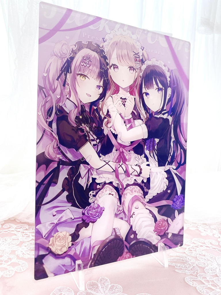 【7/28まで受注生産】うちの子メイドB5アクリルボード【CC福岡60】