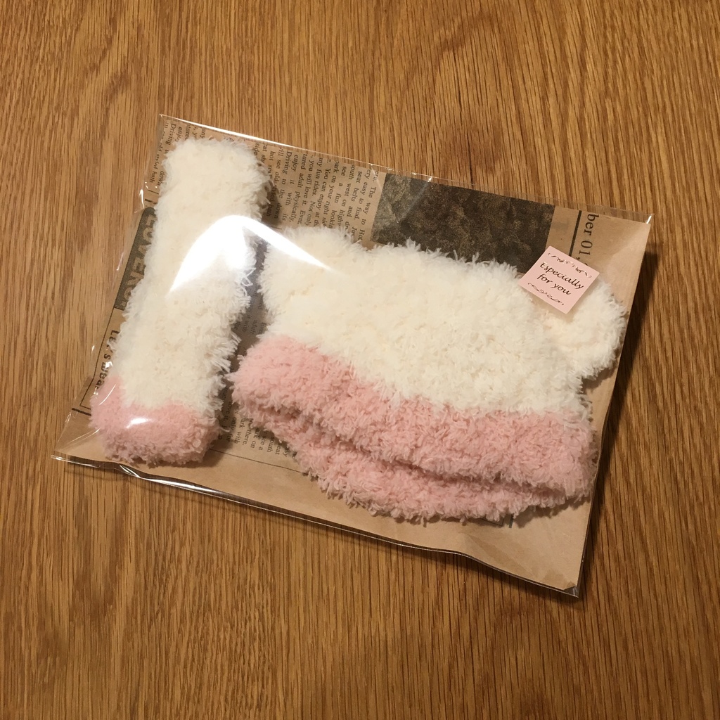 ふわもこ帽子&マフラー