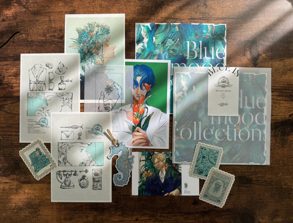 [PAPER SET］Blue mood