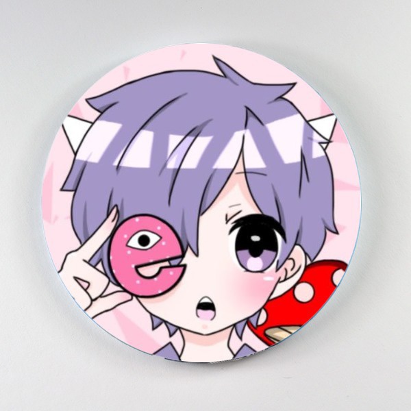 オリジナルぴのきのこ缶バッチ