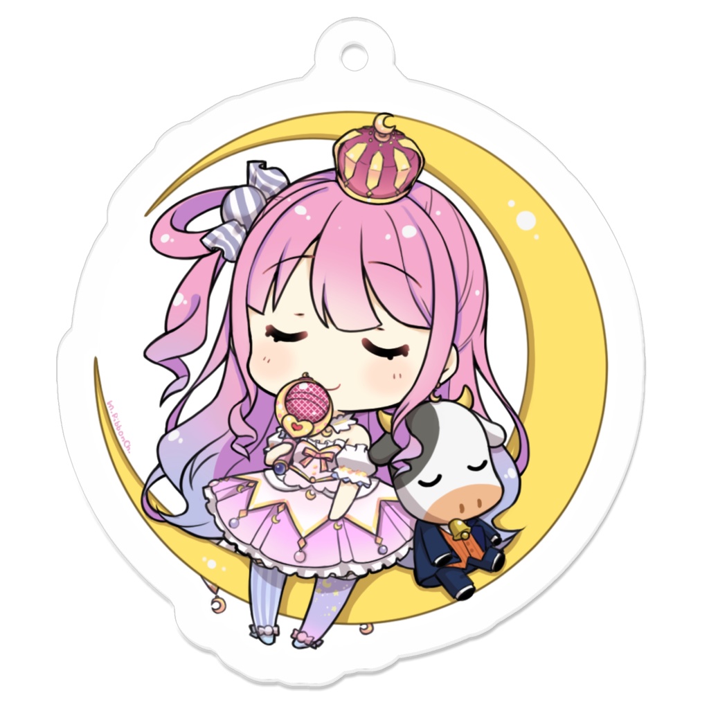 【非公式】おつきさまのうえでおうた.ᐟルーナ姫アクキー