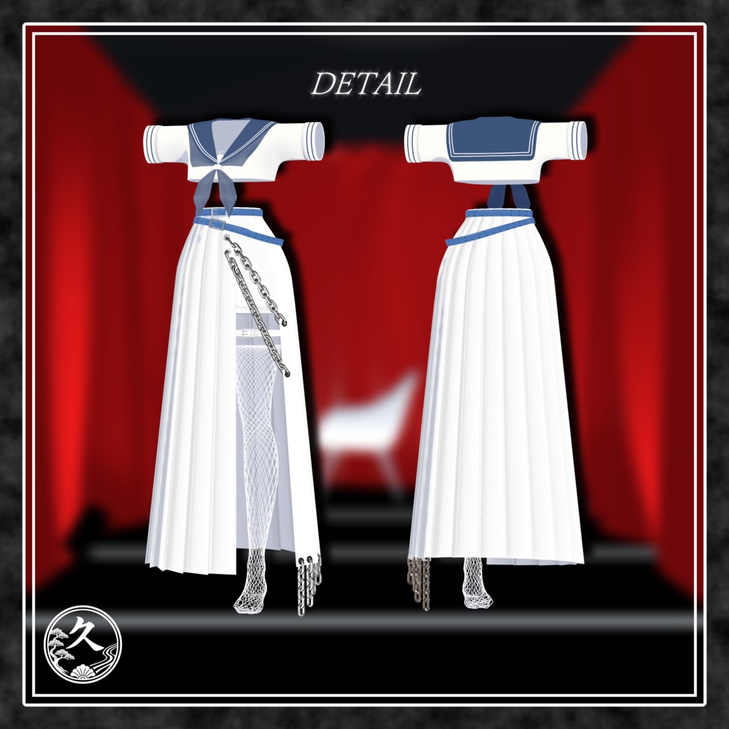 【開店記念セール♡】♔ Legend Sukeban -鳳麗亜- ♔ ◇モード系・スケバン・ロングスカート・セーラー服◇