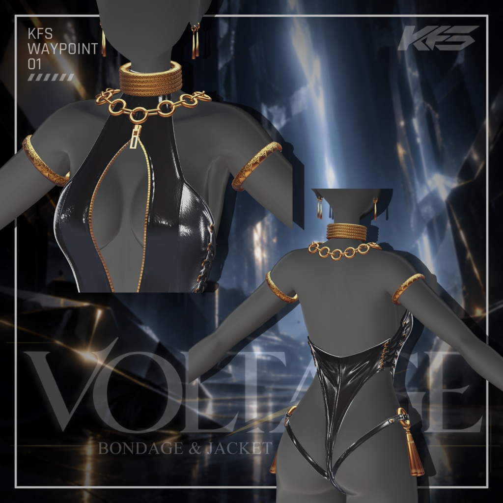 【SALE】✦VOLTAGE✦ 複数アバター対応 VRC想定衣装