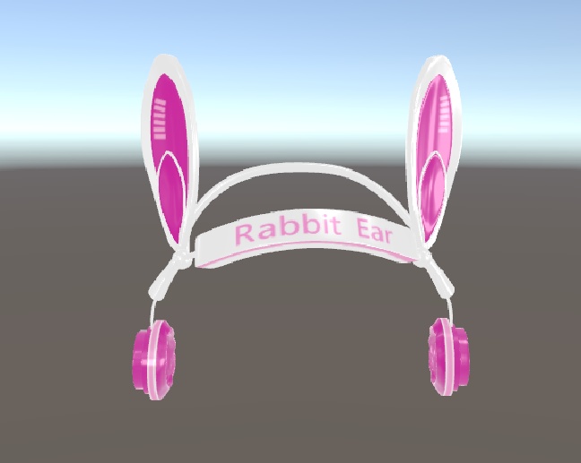 VRChat対応 3Dモデル「Rabbit Ear」