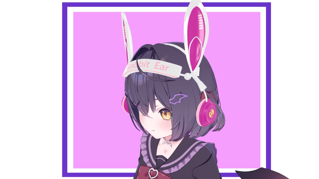 VRChat対応 3Dモデル「Rabbit Ear」