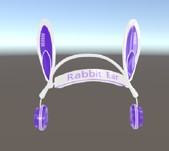 VRChat対応 3Dモデル「Rabbit Ear」