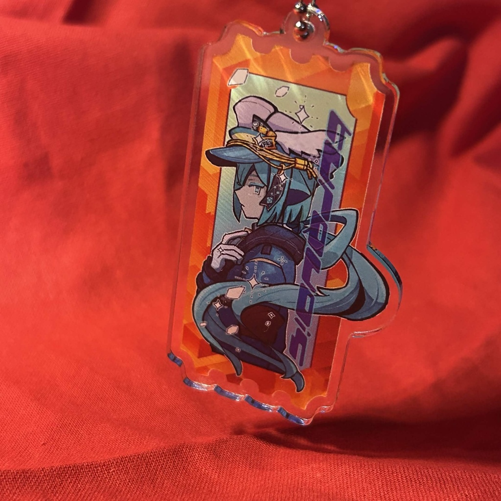 Cloudzアバター💠切符風アクリルキーホルダー✨