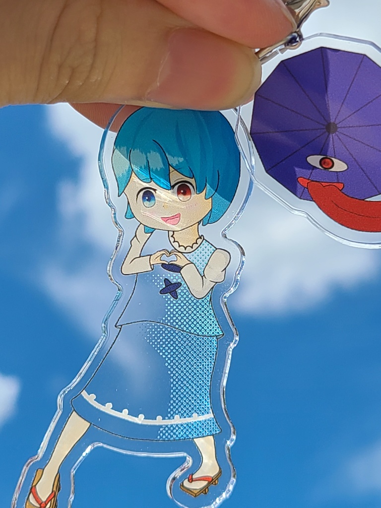 晴れでも一緒⁉小傘ちゃんキーホルダー！