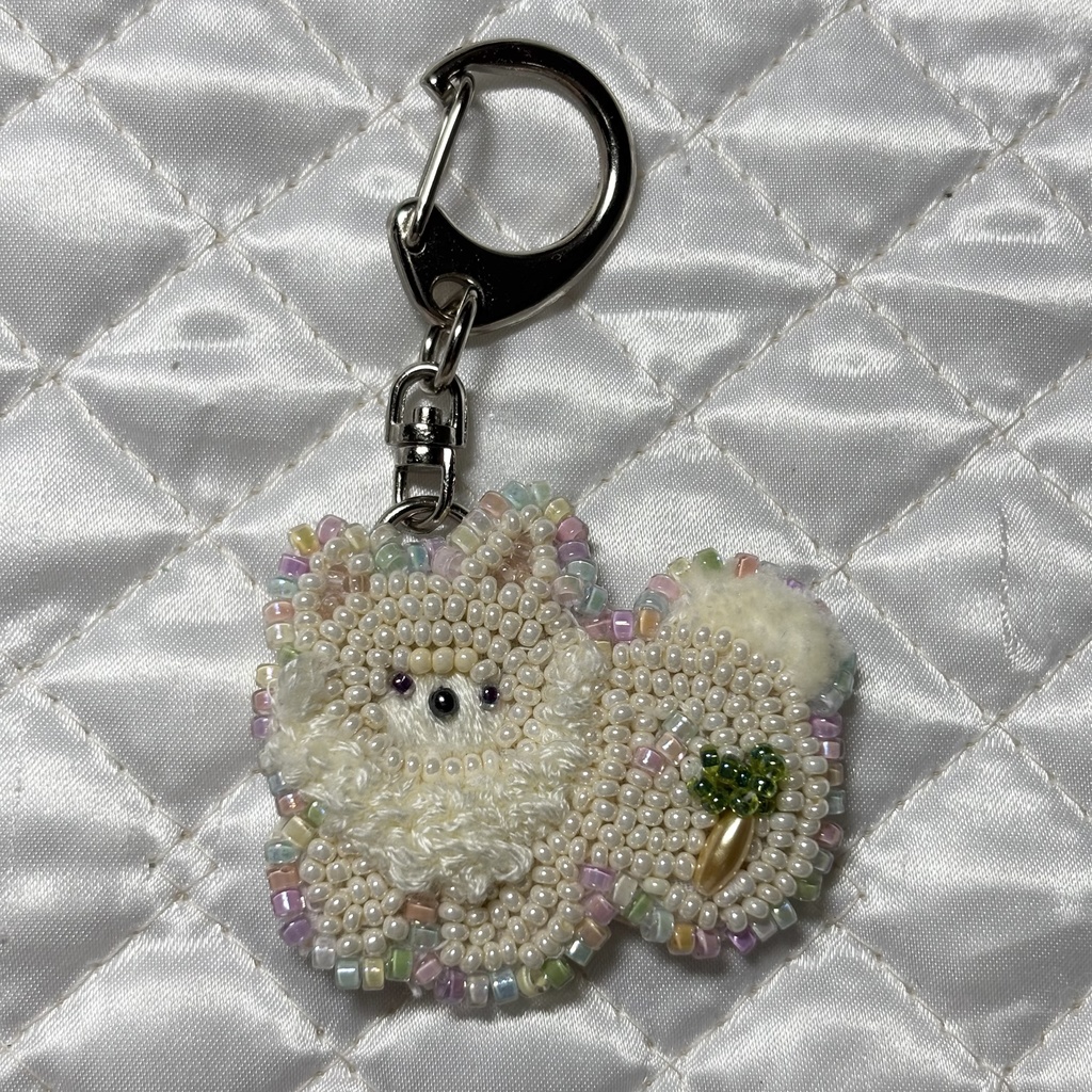 carrot pomeranian Keychain（オーダー品）